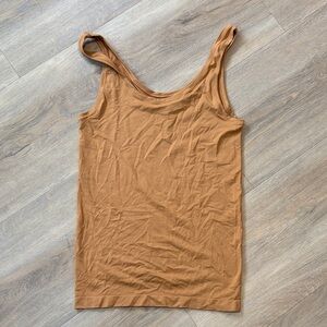 NORDSTROM MUSTARD GOLD SUPER SOFT TANK